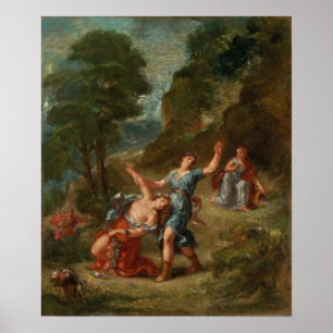 Delacroix - Der Frühling Poster