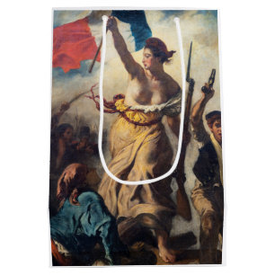 Delacroix - Die Freiheit führt das Volk Nahaufnahm Mittlere Geschenktüte