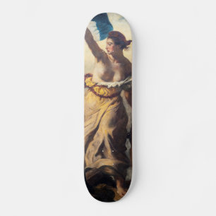 Delacroix - Die Freiheit führt das Volk Nahaufnahm Skateboard