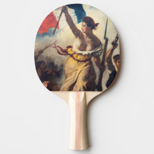 Delacroix - Die Freiheit führt das Volk Nahaufnahm Tischtennis Schläger