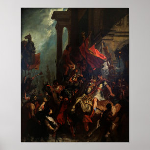 Delacroix - Die Gerechtigkeit von Trajan 1858 Poster