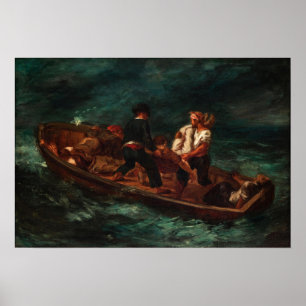 Delacroix - Nach dem Untergang 1840 Poster