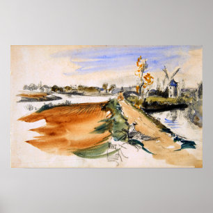 Delacroix - Skizzenbuch Frankreich und Umgebung Poster