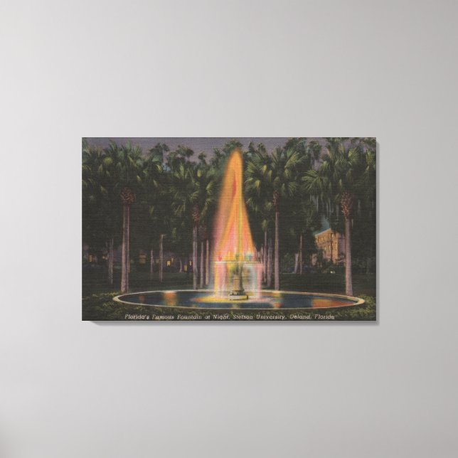 Deland, Florida - Stetson University Leinwanddruck (Vorderseite)