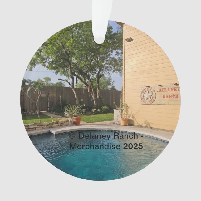 Delaney Ranch 2025 Acrylschmuck Ornament (Vorderseite)