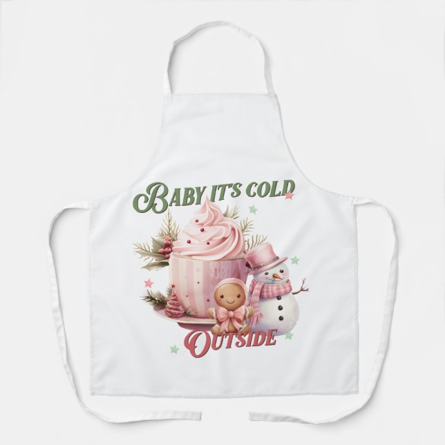 Delantal Navideño Schürze (Vorderseite)