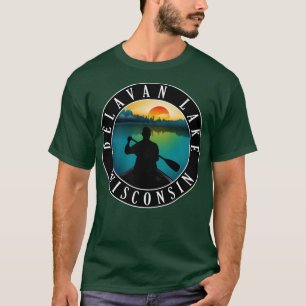 Delavan Lake Wisconsin Canoeing T-Shirt