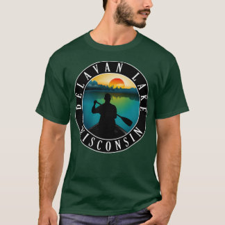 Delavan Lake Wisconsin Canoeing T-Shirt