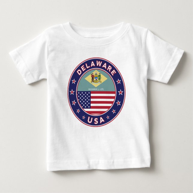Delaware Baby T-shirt (Vorderseite)
