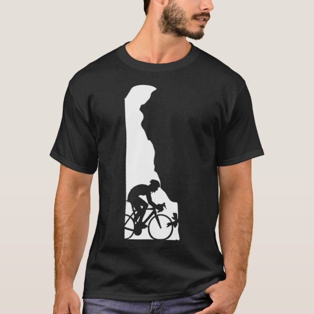 Delaware Biker Fahrrad T-Shirt (Vorderseite)