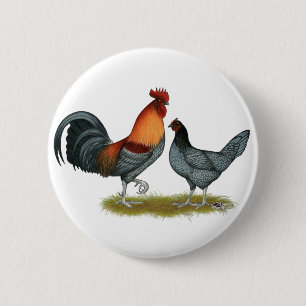 Delaware Blue Hen Button