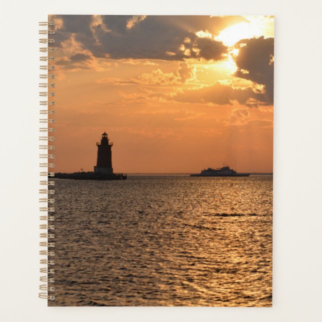 Delaware Breakwater Lighthouse Cape Henlopen Planer (Vorderseite)