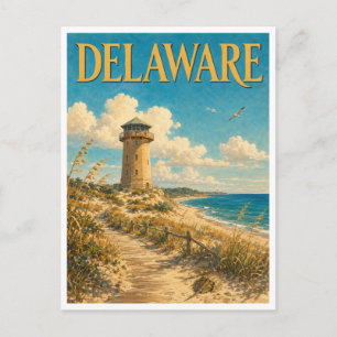 Delaware Cape Henlopen GeoSaga Postkarte