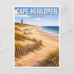 Delaware Cape Henlopen State Park Postkarte