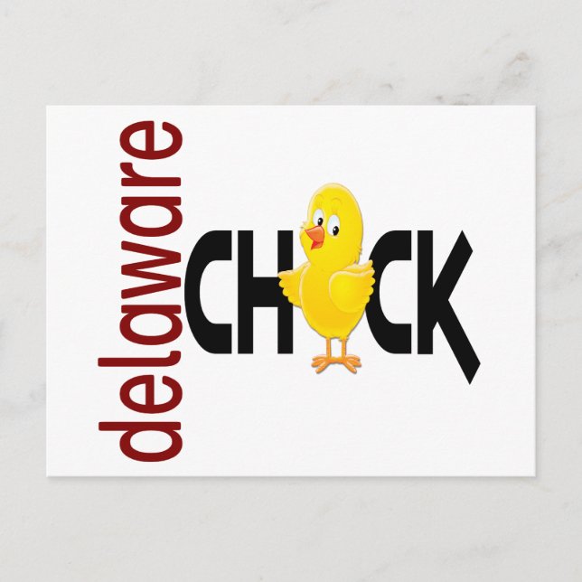 Delaware Chick 1 Postkarte (Vorderseite)