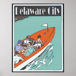 Delaware City, Delaware Poster