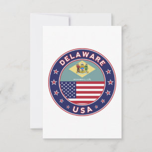 Delaware Dankeskarte
