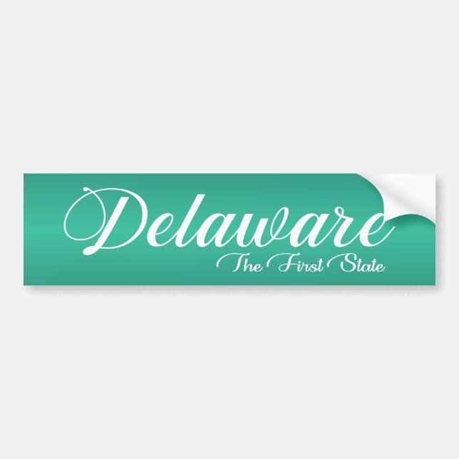 Delaware (dekorativ) autoaufkleber (Vorne)