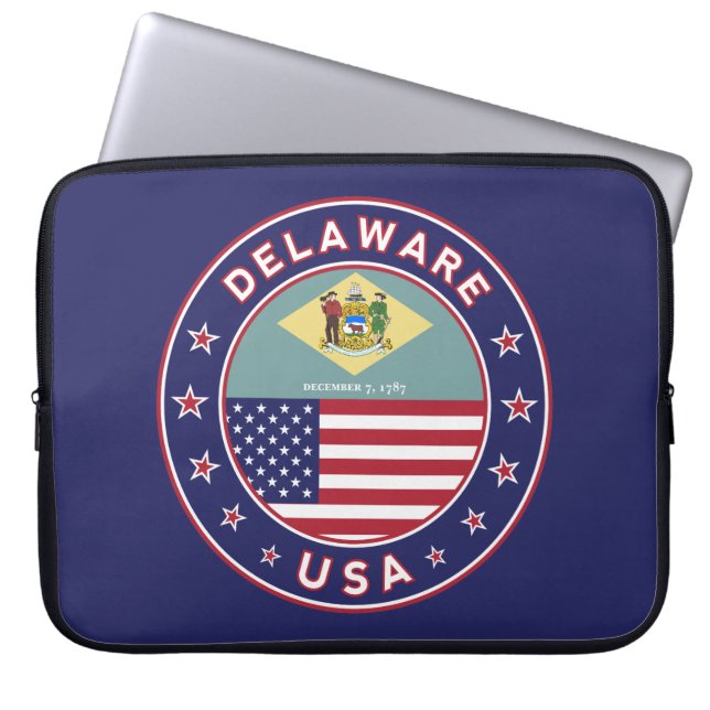 Delaware, Delaware, T - Shirt, Delaware, Aufkleber Laptopschutzhülle (Vorderseite)