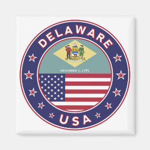 Delaware, Delaware T-Shirt, Delaware Aufkleber Magnet