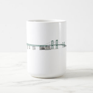 Delaware-Denkmal-Brücke: Modell 3D: Kaffeetasse