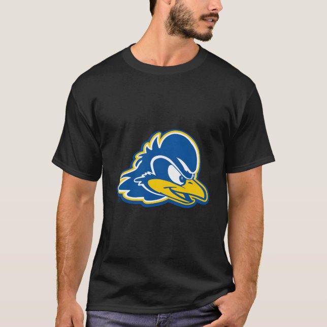 Delaware Fightin' Blue Hens Icon Offizielle Lizenz T-Shirt (Vorderseite)