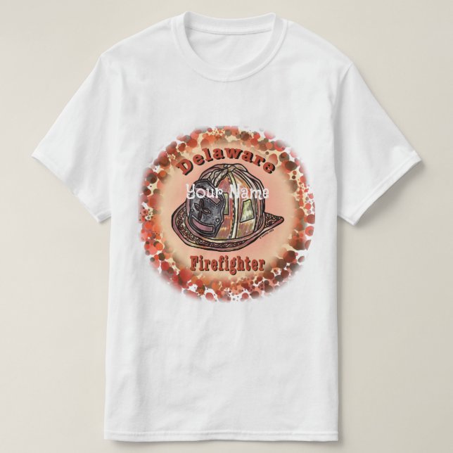 Delaware Firefighter T-Shirt (Design vorne)