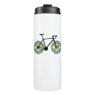 Delaware Flag Cycling Thermosbecher