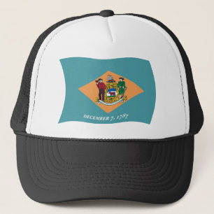 Delaware-Flag-Hat Truckerkappe