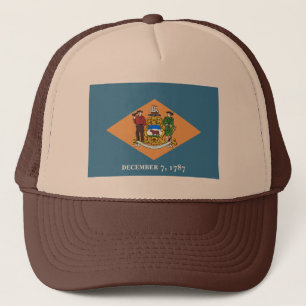 Delaware-Flag-Hat Truckerkappe