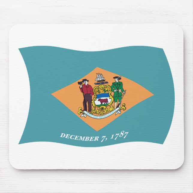 Delaware Flag Mousepad (Vorne)