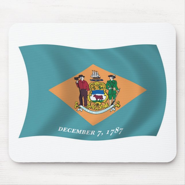 Delaware Flag Mousepad (Vorne)