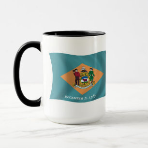 Delaware-Flaggen-Tasse Tasse