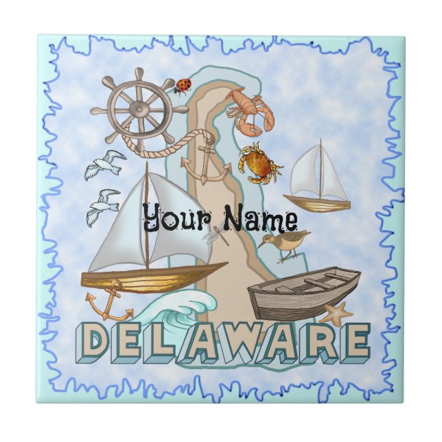 Delaware Fliese (Vorderseite)