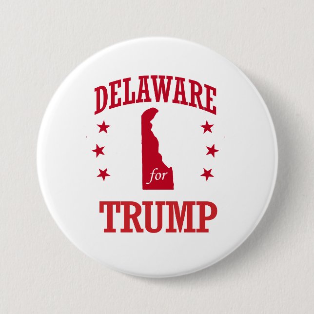 DELAWARE FÜR DONALD TRUMP BUTTON (Vorderseite)