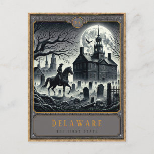 Delaware Gothic Art Postkarte