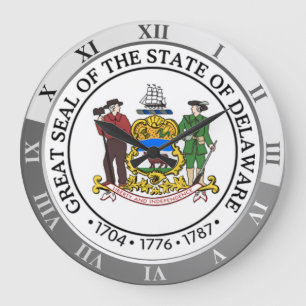 Delaware Große Wanduhr