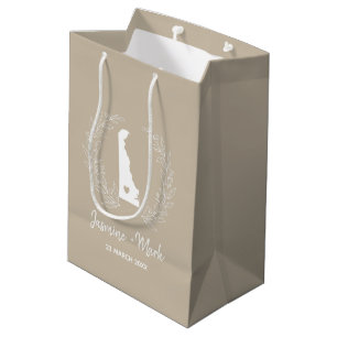 Delaware Hochzeit in Urlaubsort Family Wiedersehen Mittlere Geschenktüte