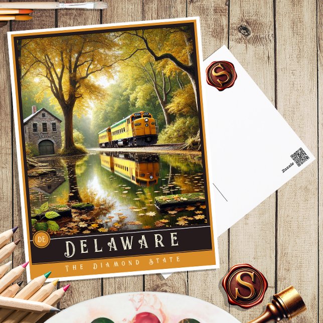 Delaware | Hyper-Realistisches Staat Postkarte (Von Creator hochgeladen)
