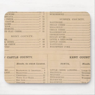 Delaware-Index Mousepad