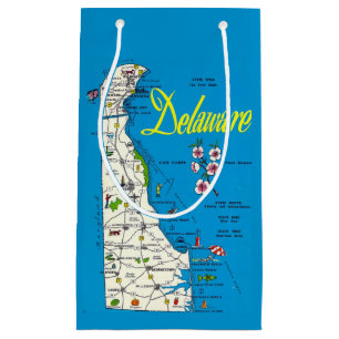 Delaware-Karte Kleine Geschenktüte