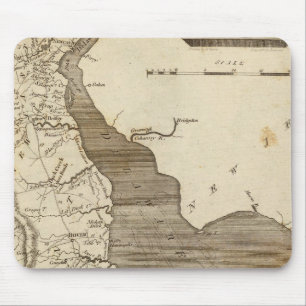 Delaware-Karte von Arrowsmith Mousepad