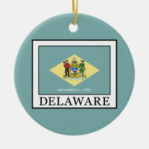 Delaware Keramik Ornament