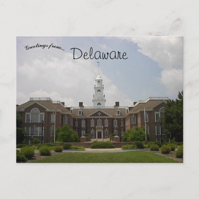 Delaware Legislative Hall Dover Delaware Postkarte (Vorderseite)