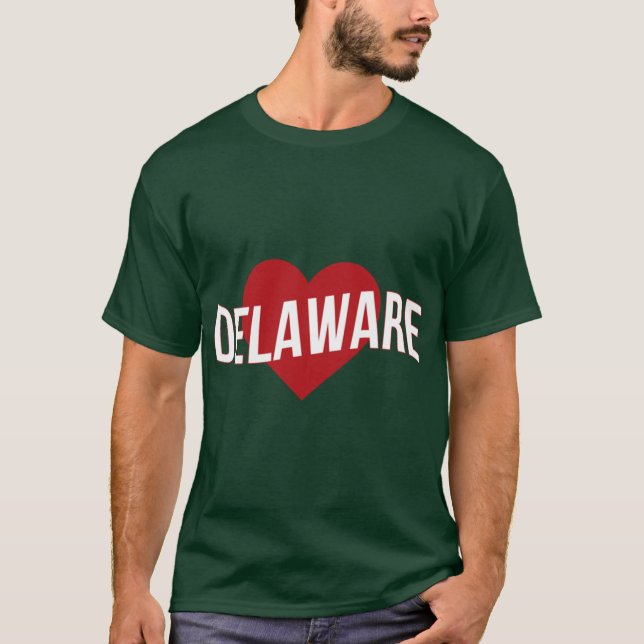 Delaware Liebe T-Shirt (Vorderseite)