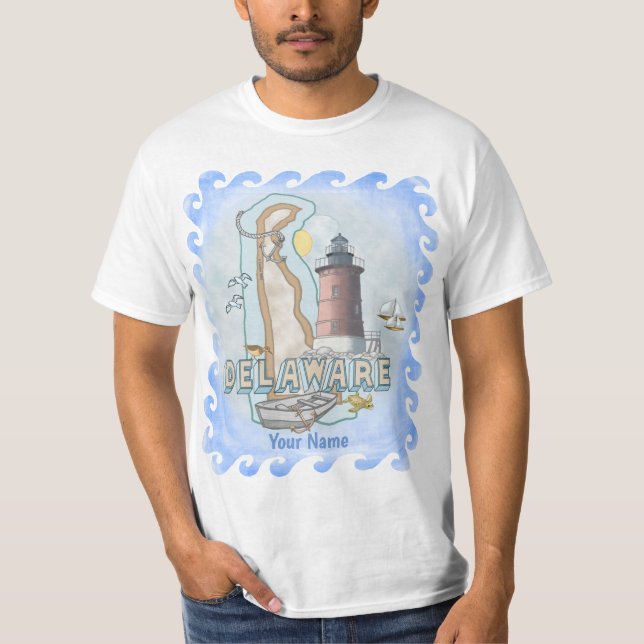 Delaware Lighthouse T - Shirt (Vorderseite)