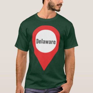 Delaware Location Tag pink T-Shirt