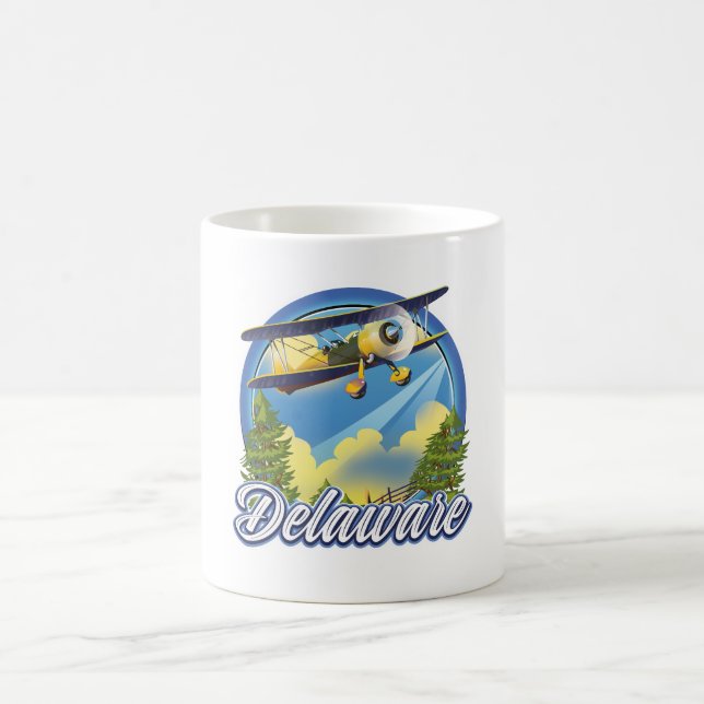Delaware-Logo Kaffeetasse (Mittel)