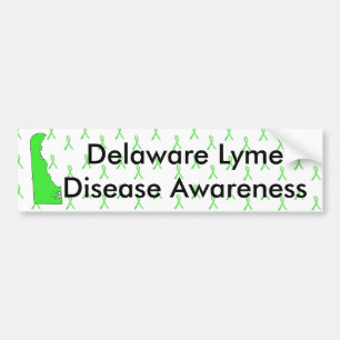 Delaware Lyme-Borreliose-Bewusstseins-Aufkleber Autoaufkleber