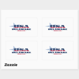 Delaware My Zuhause Staat Sticker